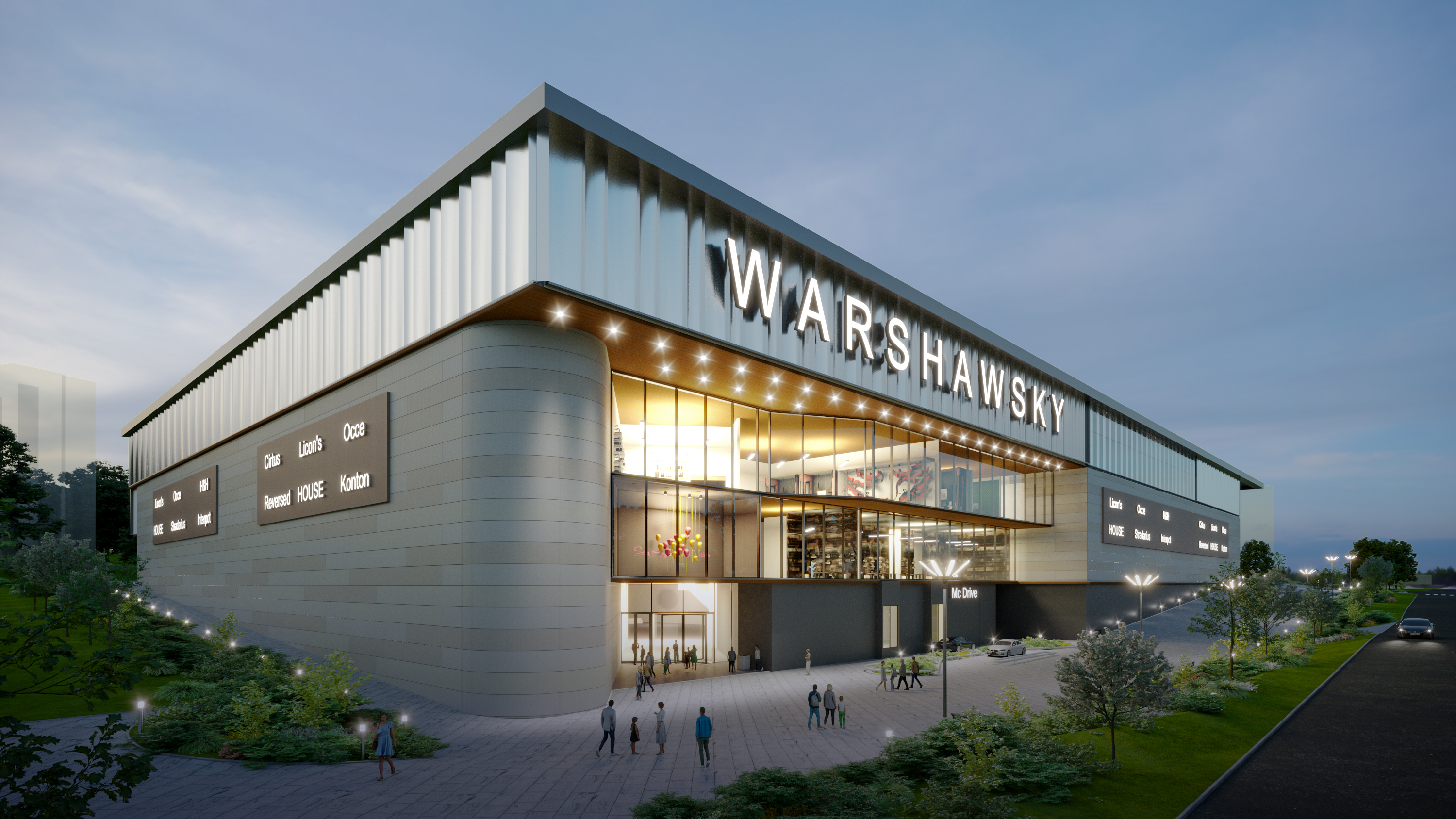WARSHAWSKY shopping mall